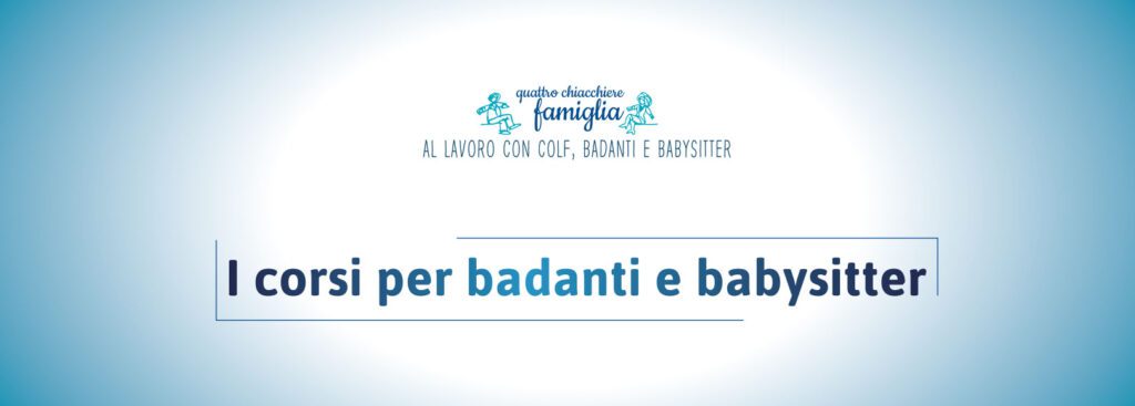 corsi di formazione per badanti e babysitter