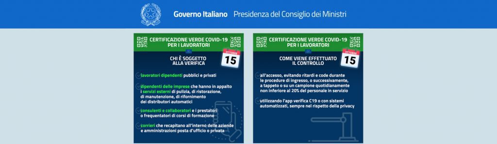 Governo e green pass